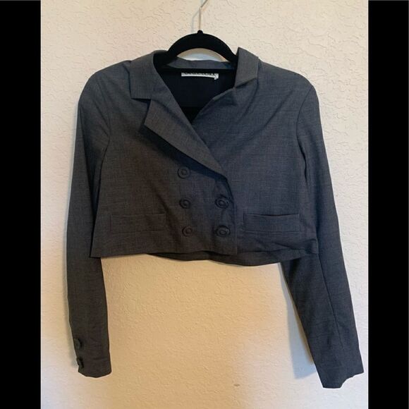 Caycee Black Size A Grey Jacket - Picture 1 of 8